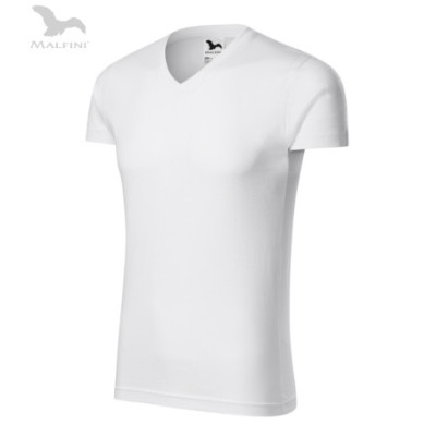 koszulka męska "Slim Fit V-neck" S-3XL, 7 kolorów, 100% bawełna
