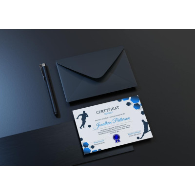 Drukowany Certyfikat lub Dyplom – Personalizowany Prezent | Vaider.eu