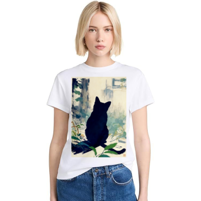 Koszulka z kotem – T-shirt dla miłośników kotów | Vaider